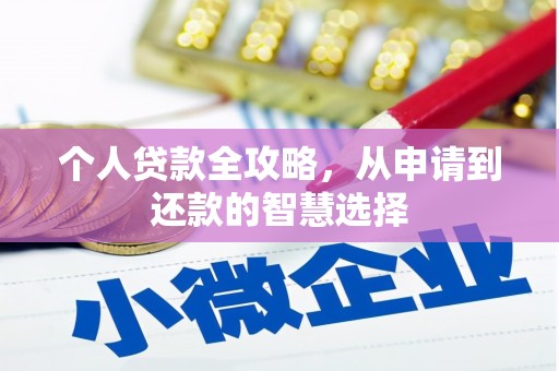 中方个人贷款全攻略，从申请到还款的智慧选择