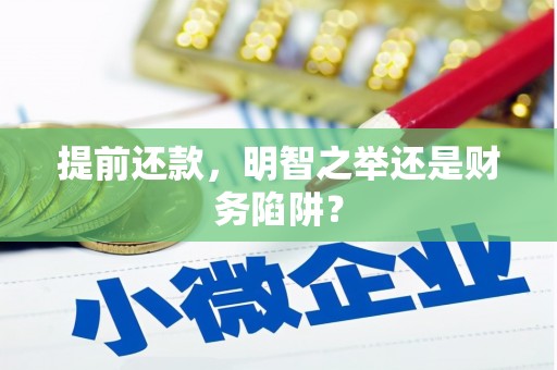 中方提前还款，明智之举还是财务陷阱？