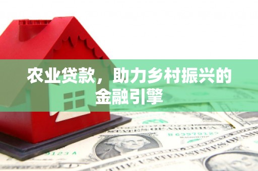 中方农业贷款，助力乡村振兴的金融引擎