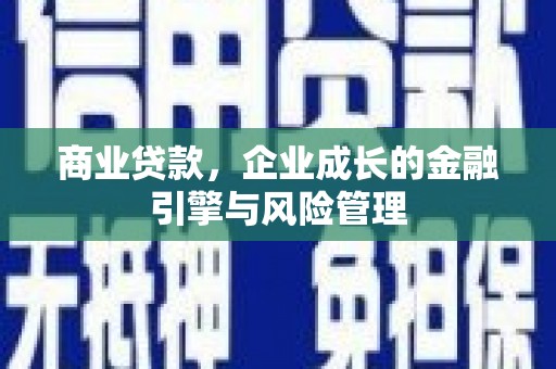 中方商业贷款，企业成长的金融引擎与风险管理