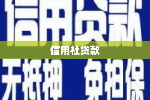 中方信用社贷款