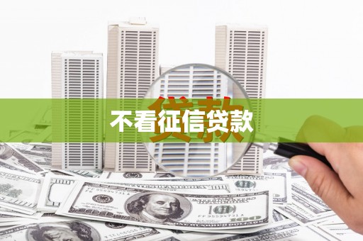 中方不看征信贷款