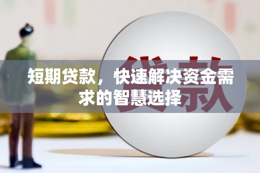 中方短期贷款，快速解决资金需求的智慧选择