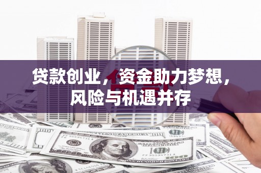 中方贷款创业，资金助力梦想，风险与机遇并存