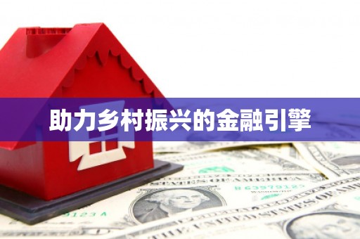 中方助力乡村振兴的金融引擎