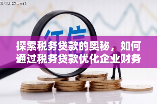 中方探索税务贷款的奥秘，如何通过税务贷款优化企业财务