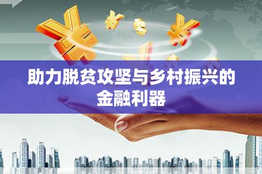 中方助力脱贫攻坚与乡村振兴的金融利器