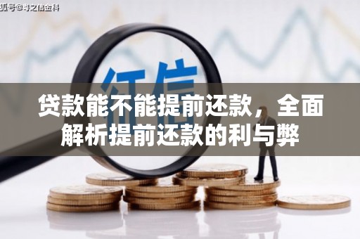 中方贷款能不能提前还款，全面解析提前还款的利与弊