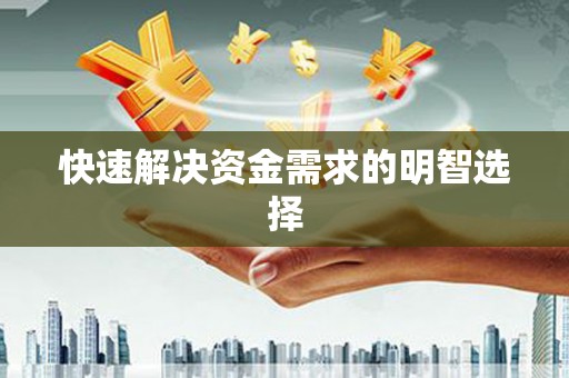 中方快速解决资金需求的明智选择