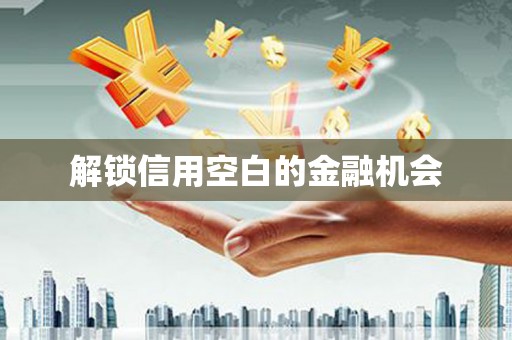 中方解锁信用空白的金融机会