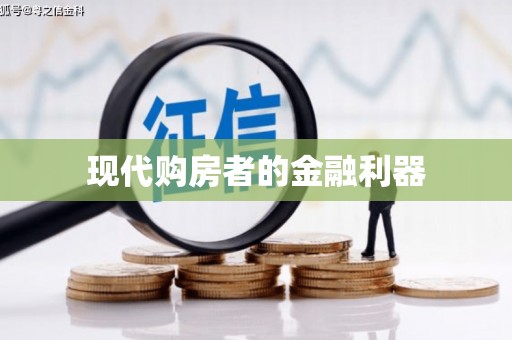 中方现代购房者的金融利器