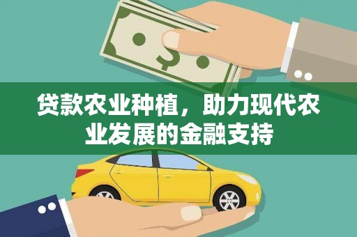 中方贷款农业种植，助力现代农业发展的金融支持