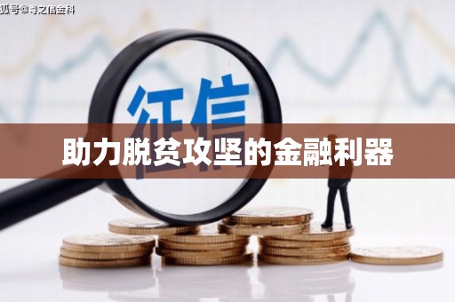中方助力脱贫攻坚的金融利器